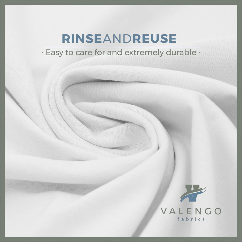 Pack of 28 Valengo Cotton Rags Soft, Lint-Free & Absorbent 17"x 17"