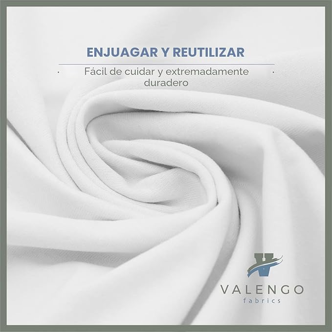 Pack of 7 Valengo Cotton Rags  Soft, Lint-Free & Absorbent  17"x 17"